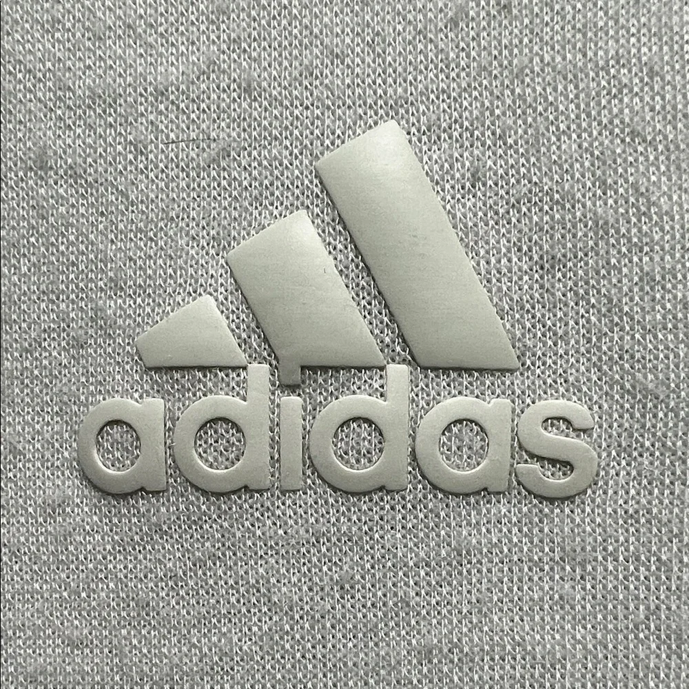 Adidas Light Green Quarter-Zip Pullover with Black Collar